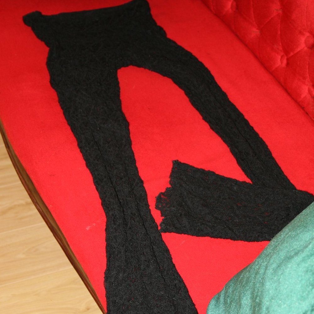 Lip Service Webutante 2001 Spider Mesh Pants Small Black